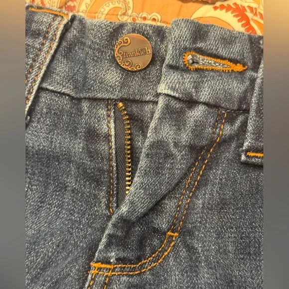 Frankie B Y2K Vintage Low Rise Flare Leg jeans with heart butt detail - Size 2 - Picture 5 of 9